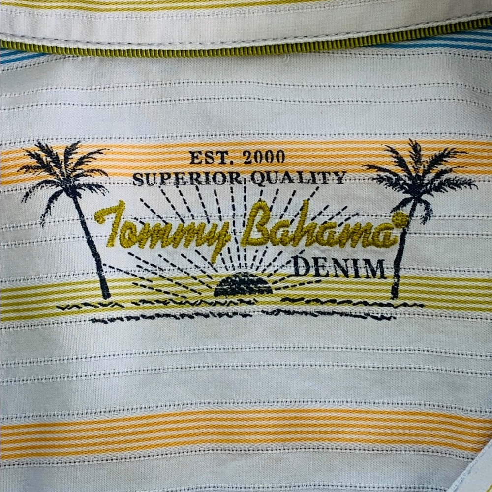 Tommy Bahama DENIM Men’s XL Long Sleeve Shirt - Picture 6 of 12